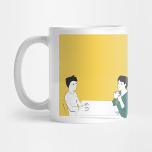 Friends Having Coffee Mug